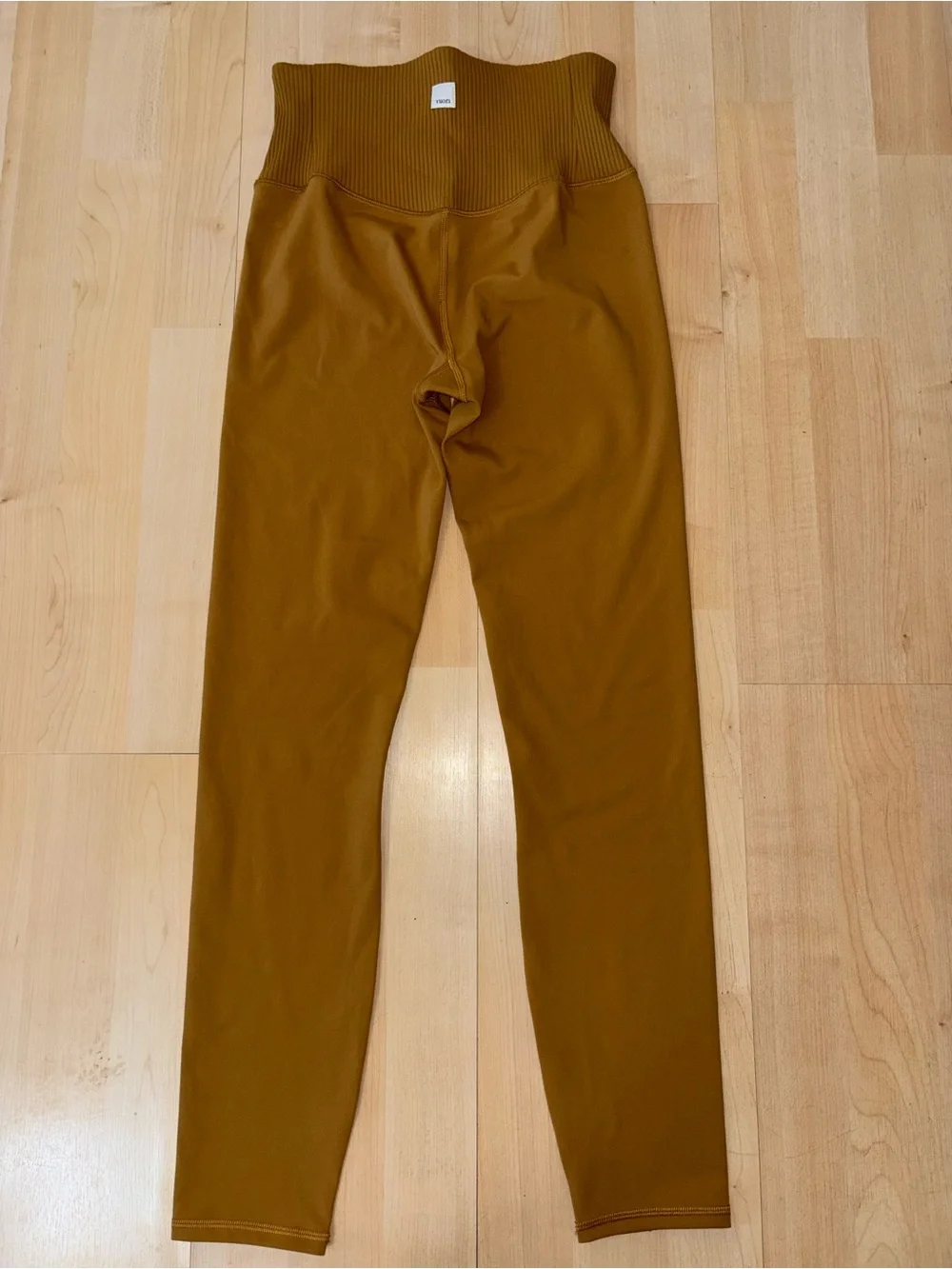 Vuori Rib Studio Legging Size XS DARK GOLDEN Women Performance‎ Leggings *FLAW - Picture 6 of 12